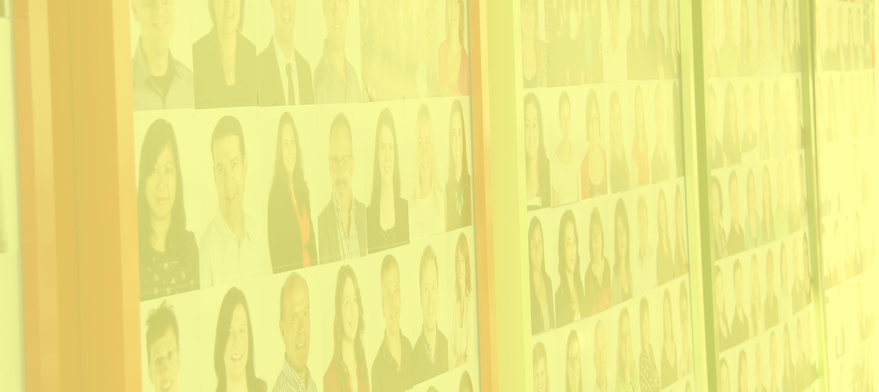 CWB National Leasing’s employee photo wall